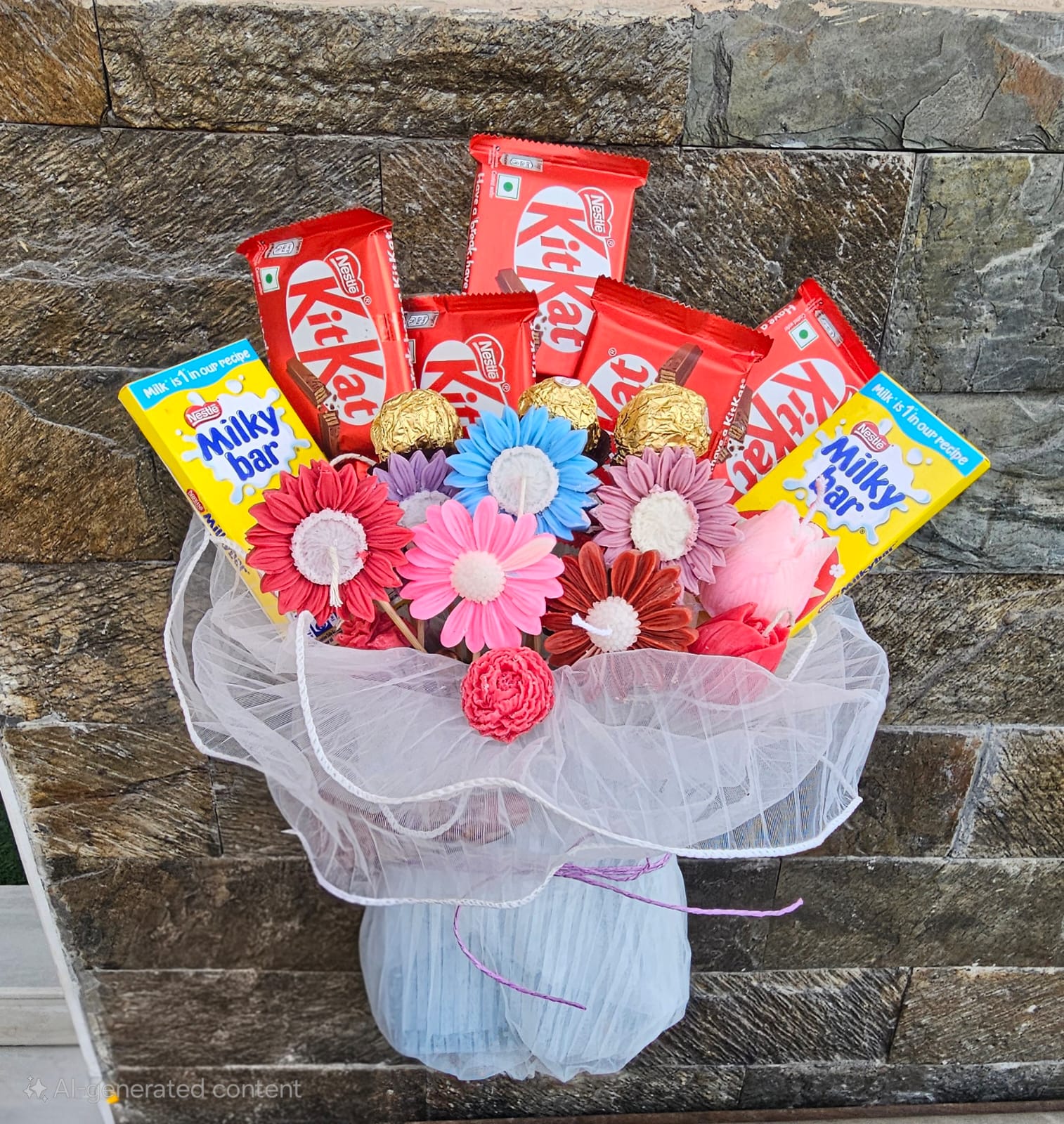 Chocolate Candle Bouquet